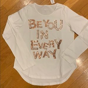 Long-sleeve tee - “BE YOU IN EVERY WAY”
